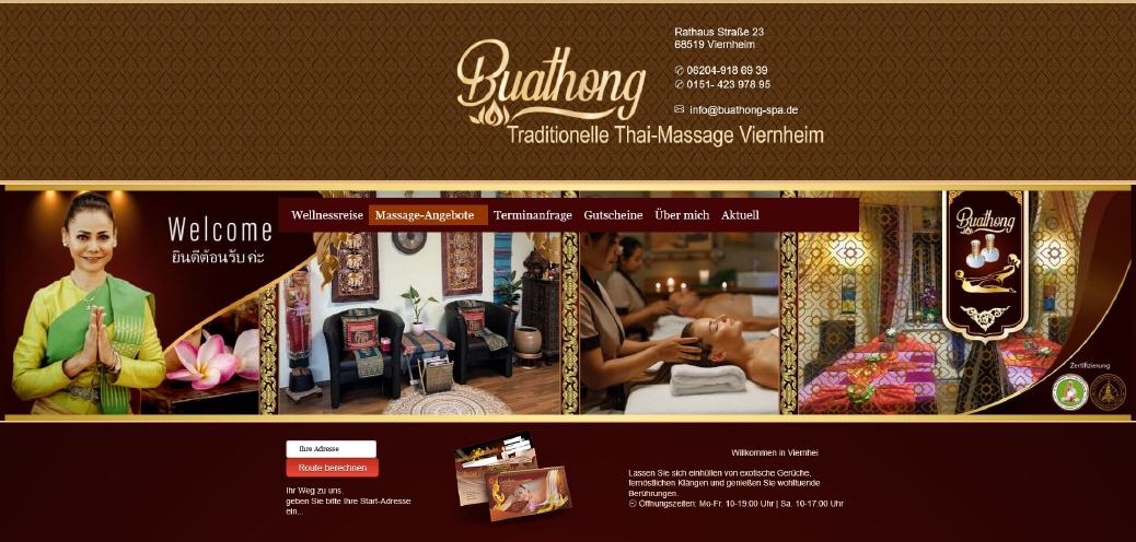 Bua Thong Thai-Massage in Viernheim