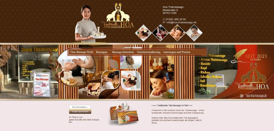 Hoa Thaimassag in Fürth